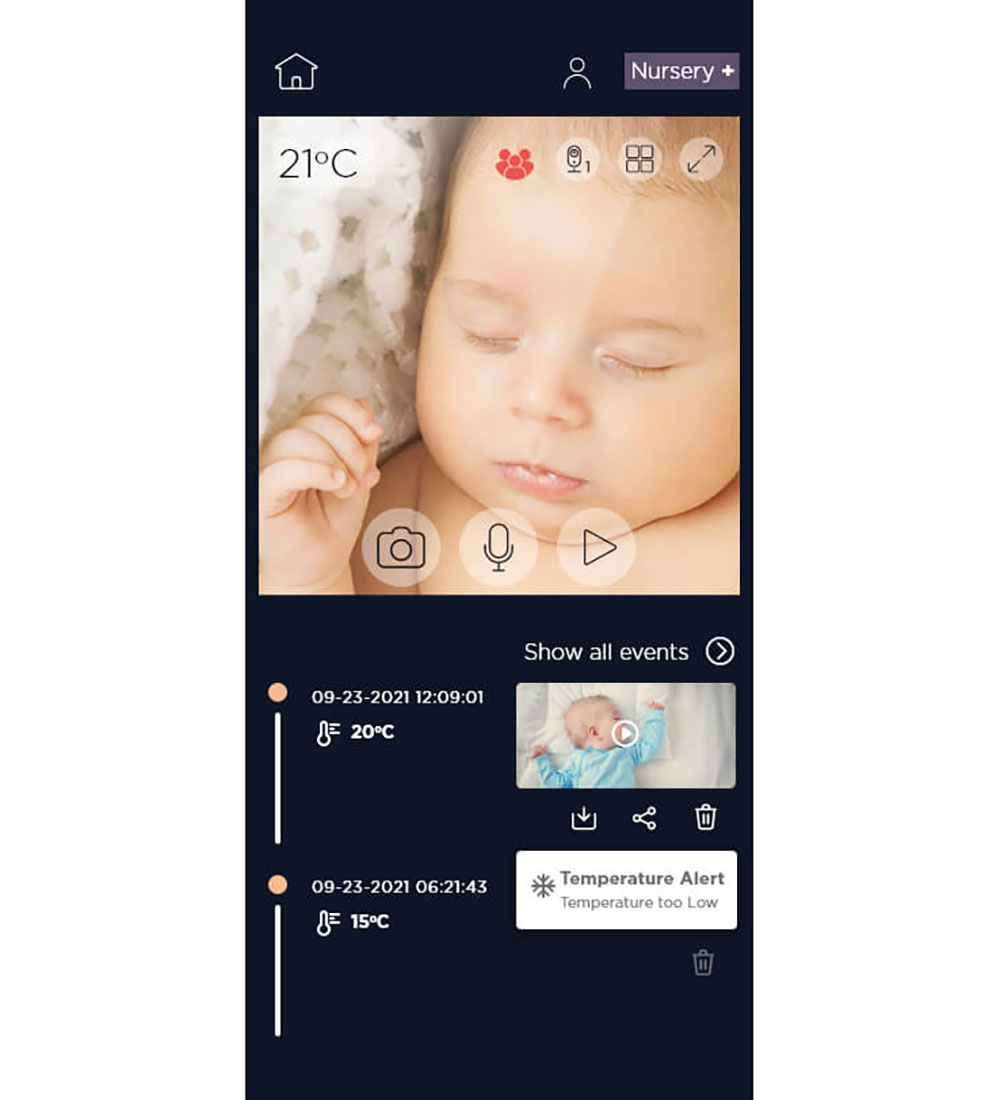 Motorola Babymonitor m. Video - VM44 Connect - Wi-Fi - 4,3"