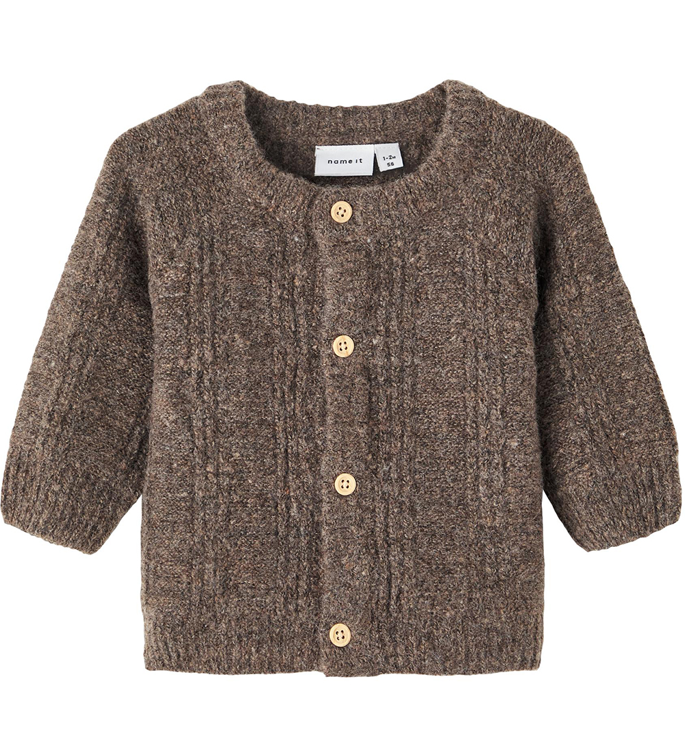 Name It Cardigan - Knitted - NbmSohal - Mustang