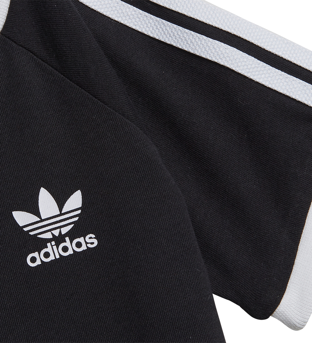 adidas Originals T-shirt - 3 ränder - Svart/Vit