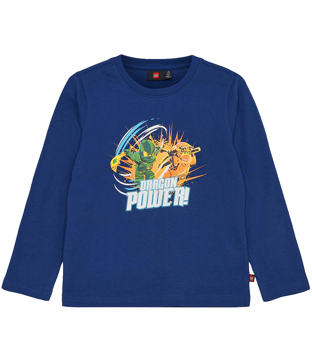 LEGO® Ninjago Blouse - LWTano - Dark Blue w. Lloyd/Arin