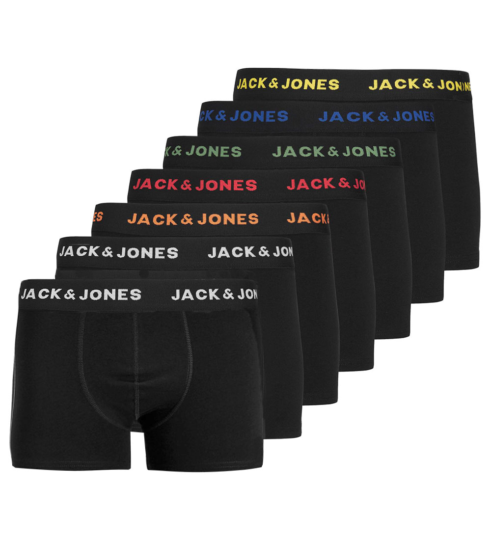 Jack & Jones Boxershorts - 7er-Pack - Jacbasic - Schwarz