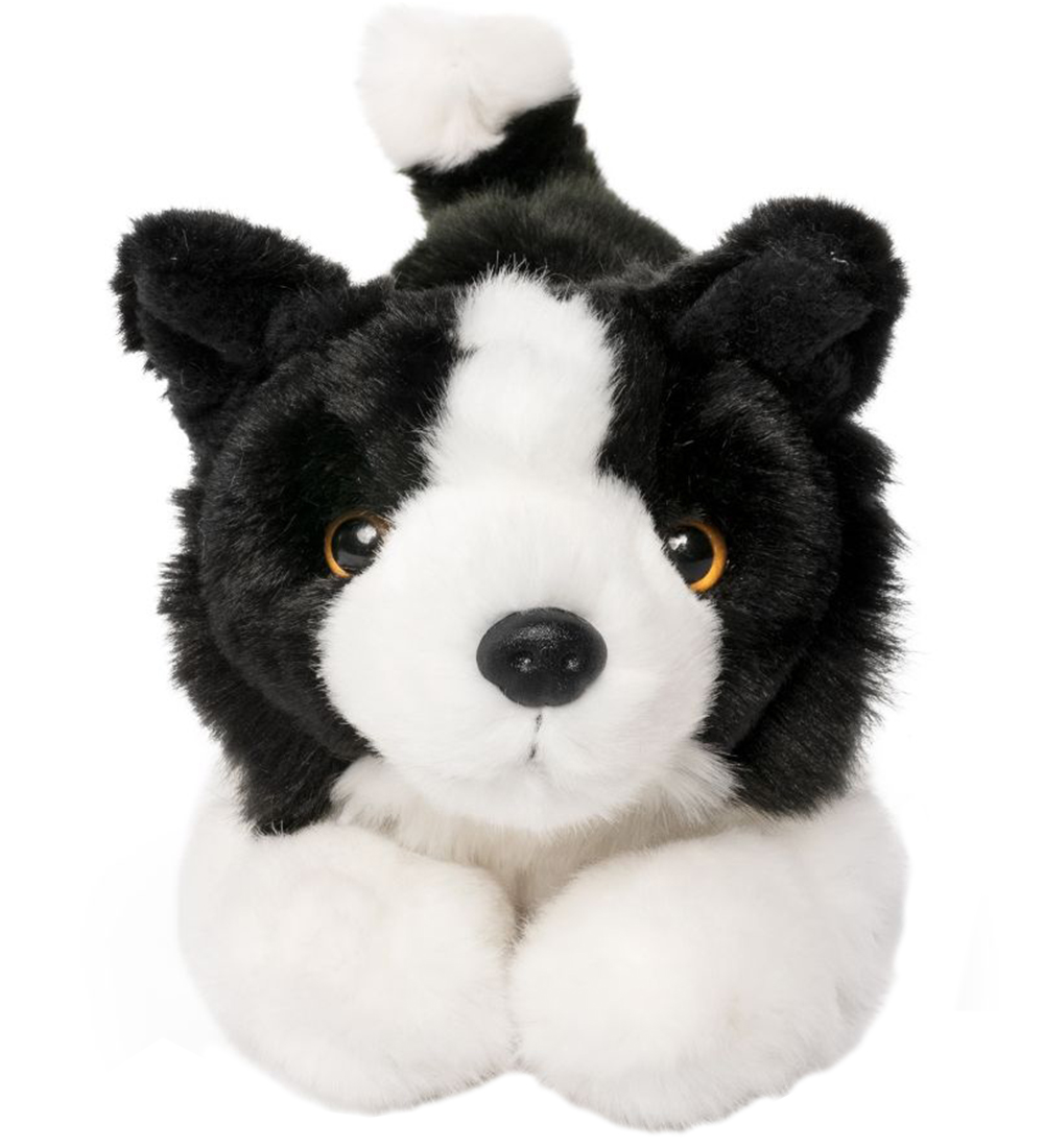 Living Nature Soft Toy - 26x13 cm - Border Collie Playful puppy