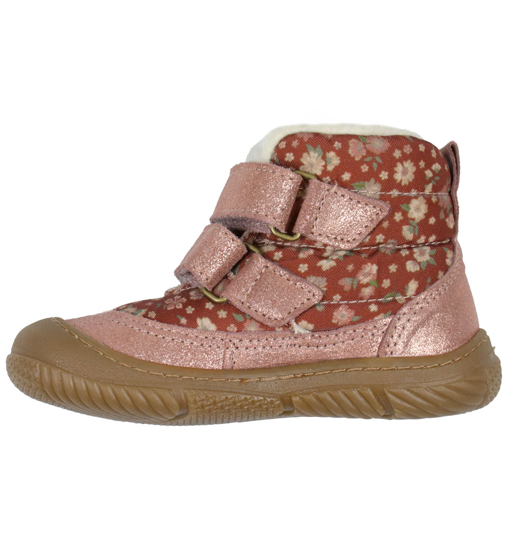Bottes d'Hiver Wheat - Dowi Prewalker - Tex - Fleurs rouges