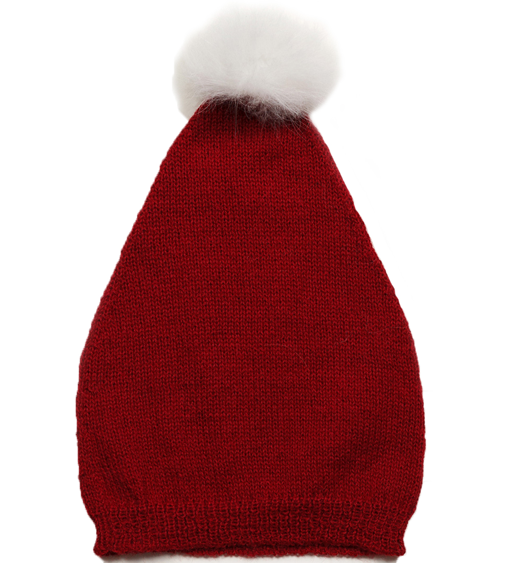 Huttelihut Christmas Hat - Wool - Red