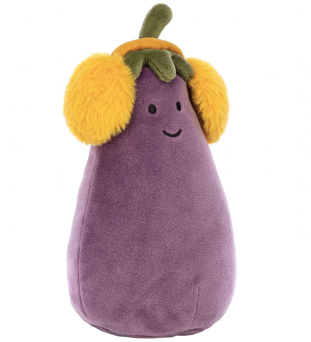 Jellycat Soft Toy - 16x9 cm - Toastie Vivacious Aubergine