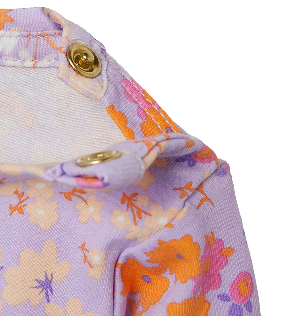 Body m/l Name It - Thon Nbf - Lilac Breeze av. Fleurs