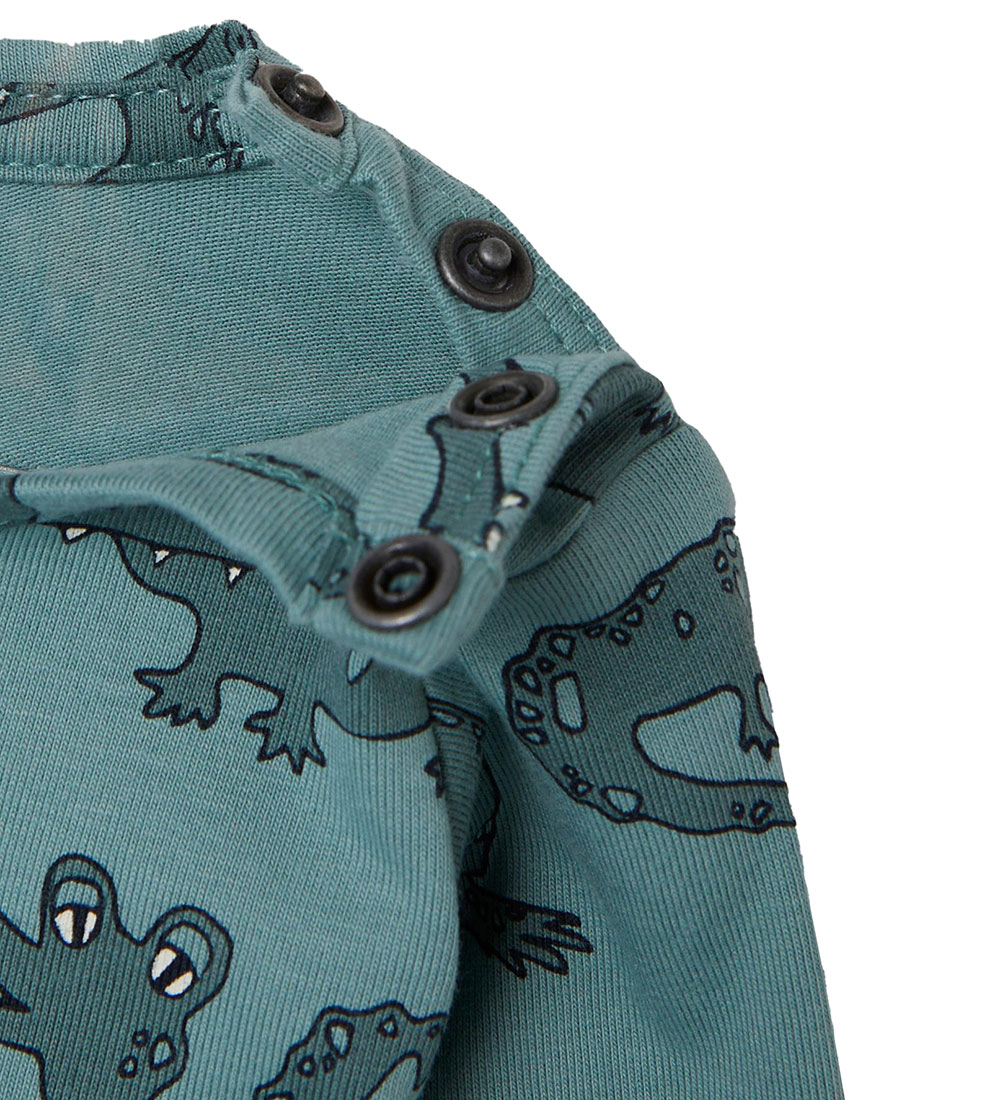 Name It Bodysuit l/s - NbmLassir - Trellis w. Crocodiles