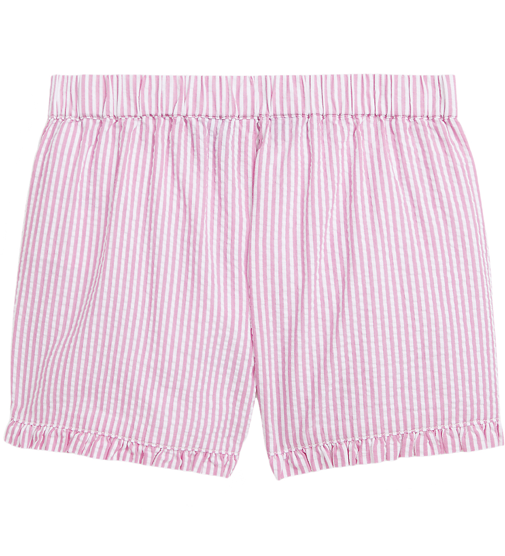 Shorts Polo Ralph Lauren - Rose/Blanc à Rayures