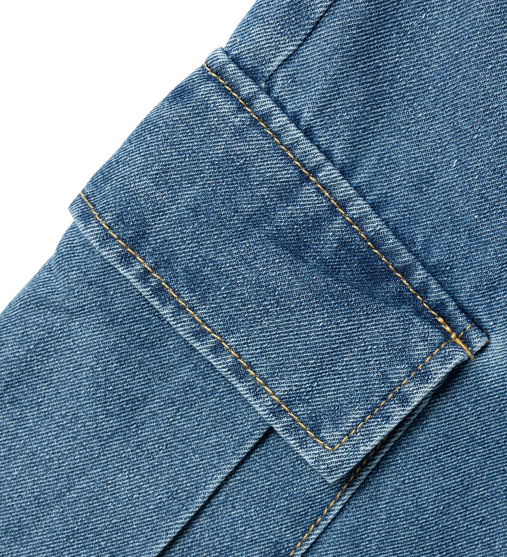 LMTD Jeans - Cargo - NlnTartizza - Medium+ Blue Denim