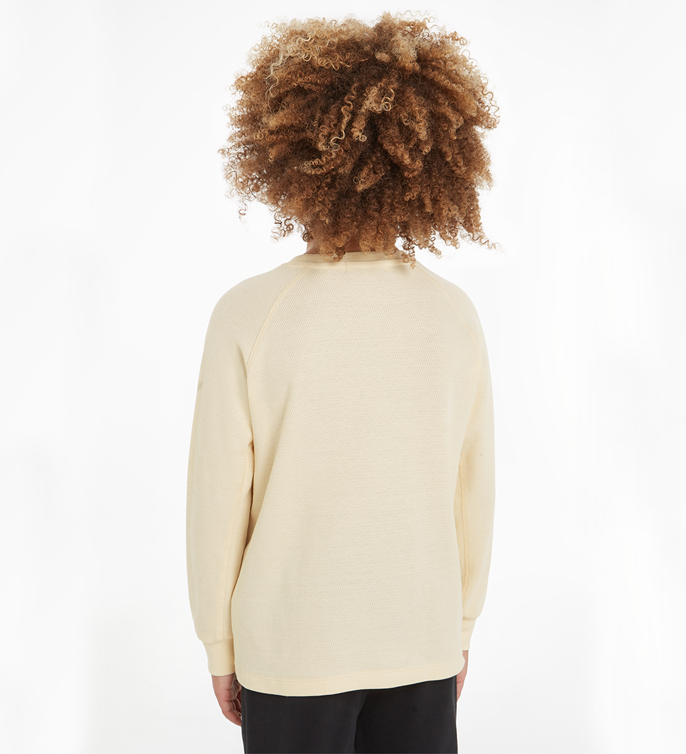 Calvin Klein Blouse - Modern Waffle Badge - Vanilla