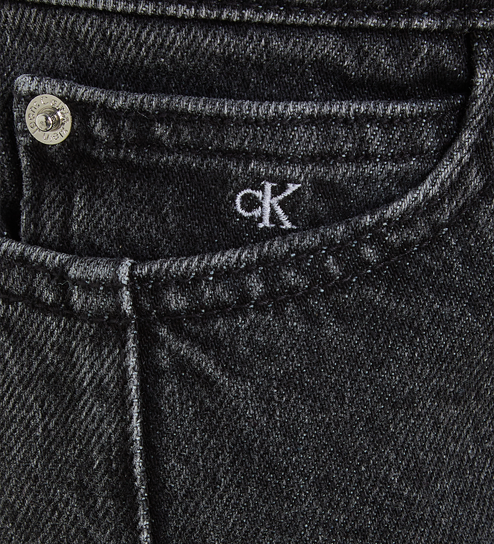 Calvin Klein Jeans - Sir Wide Leg - Optic Washed Black