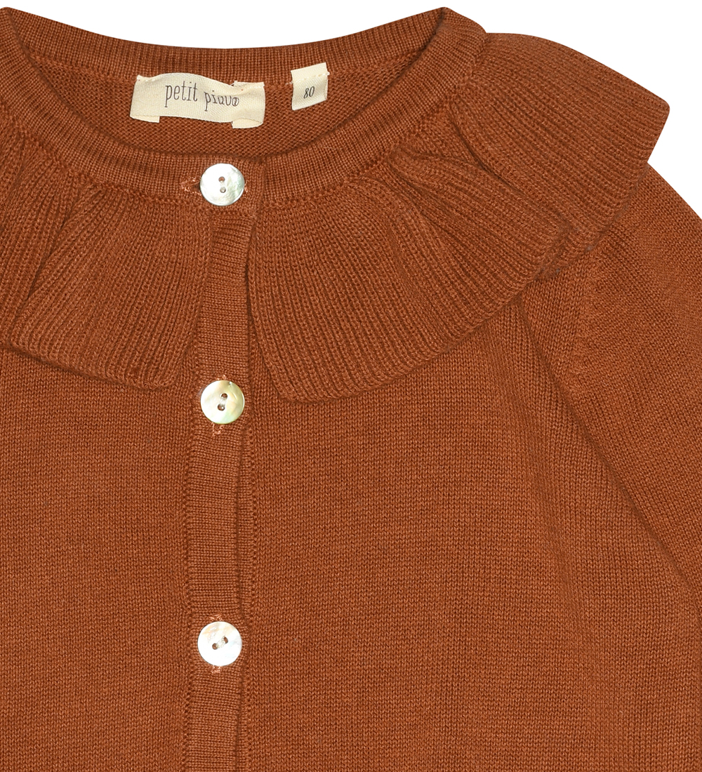 Petit Piao Cardigan - Knitted - Bronze