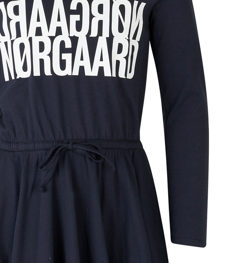 Mads Nørgaard Dress - Drosselina - Deep Well w. White