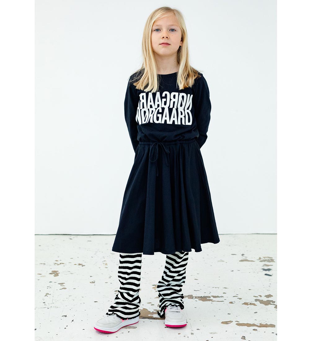 Mads Nørgaard Dress - Drosselina - Deep Well w. White