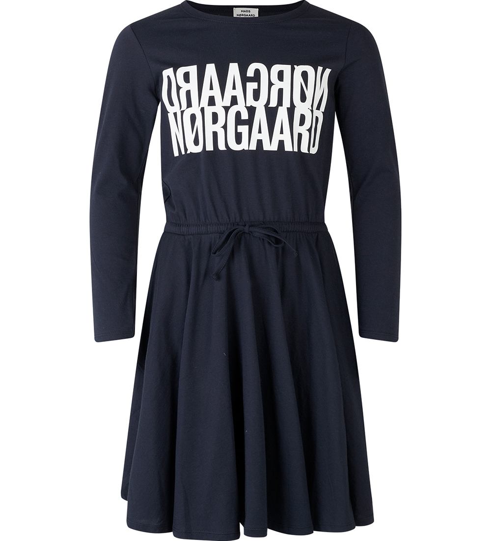 Mads Nørgaard Dress - Drosselina - Deep Well w. White
