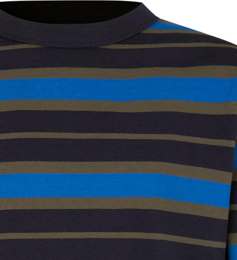 Mads Nørgaard Blouse - Carlito - Deep Well/Tarmac/Diving Snorkel