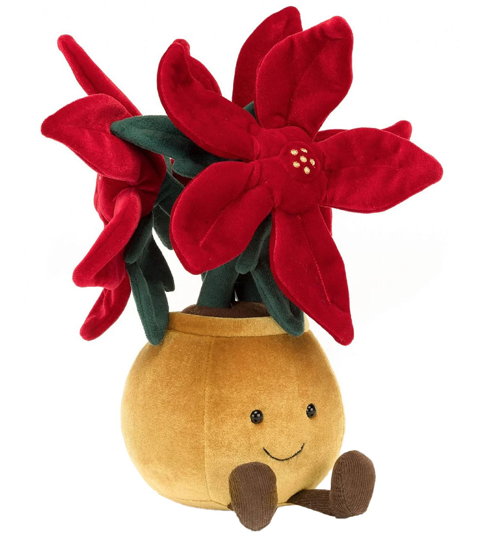 Jellycat Pehmolelu - 24x11 cm - Amuseable Poinsettia