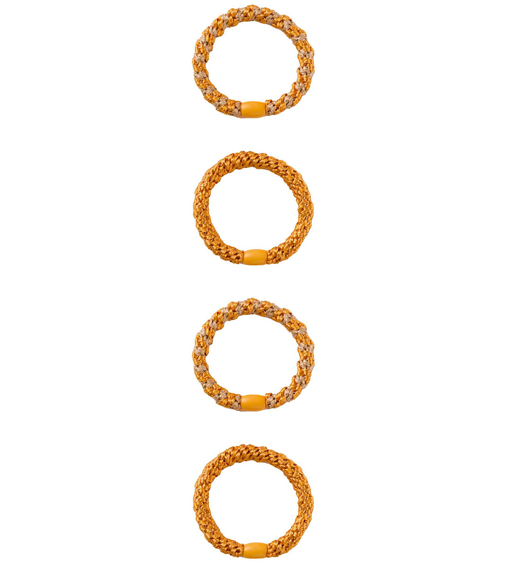 Name It Elastic Hair Bands - 4-Pack - NkfAcc-Arise - Blazing Ora