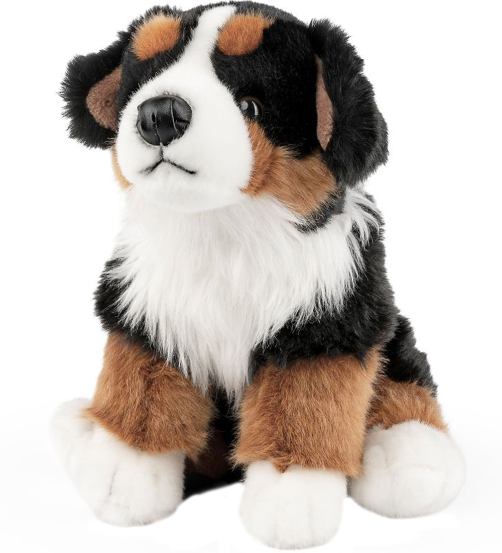 Living Nature Kuscheltier - 30x21 cm - Berner Sennenhund - Braun