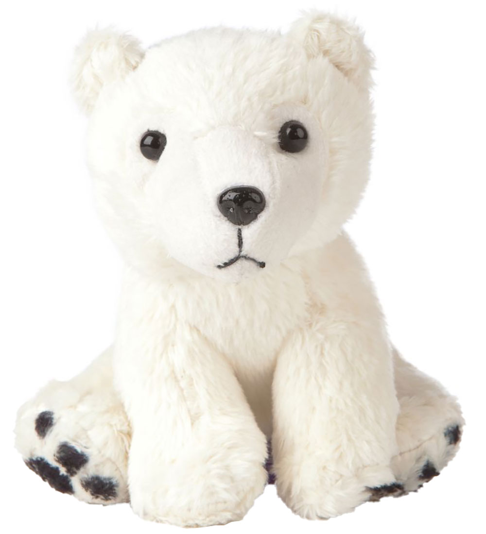 Living Nature Soft Toy - 15x12 cm - Smols - Polar bear - White