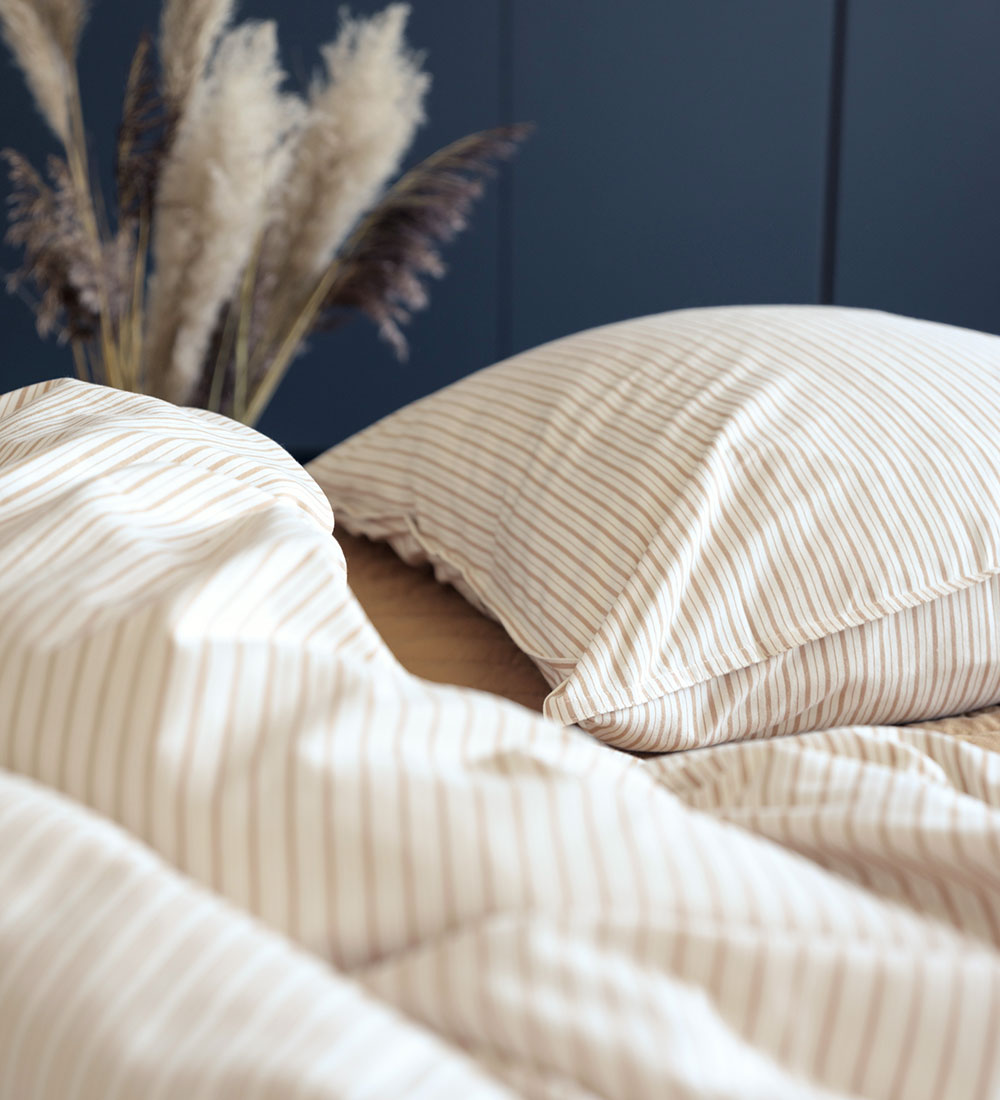 Fabelab Bedding - Adult - Caramel Stripes