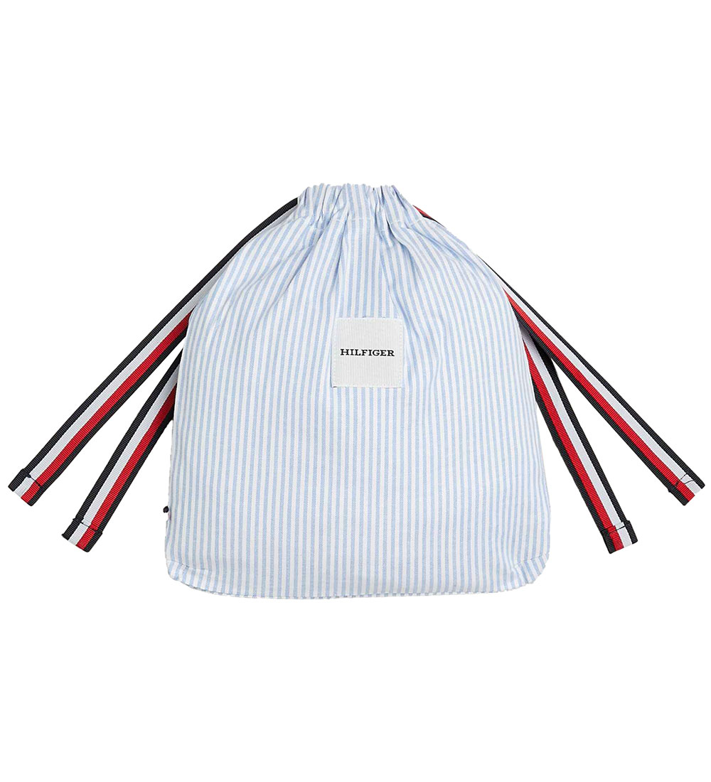 Tommy Hilfiger Cadeautas - Romper l/s - White Basis/Blue Stripe