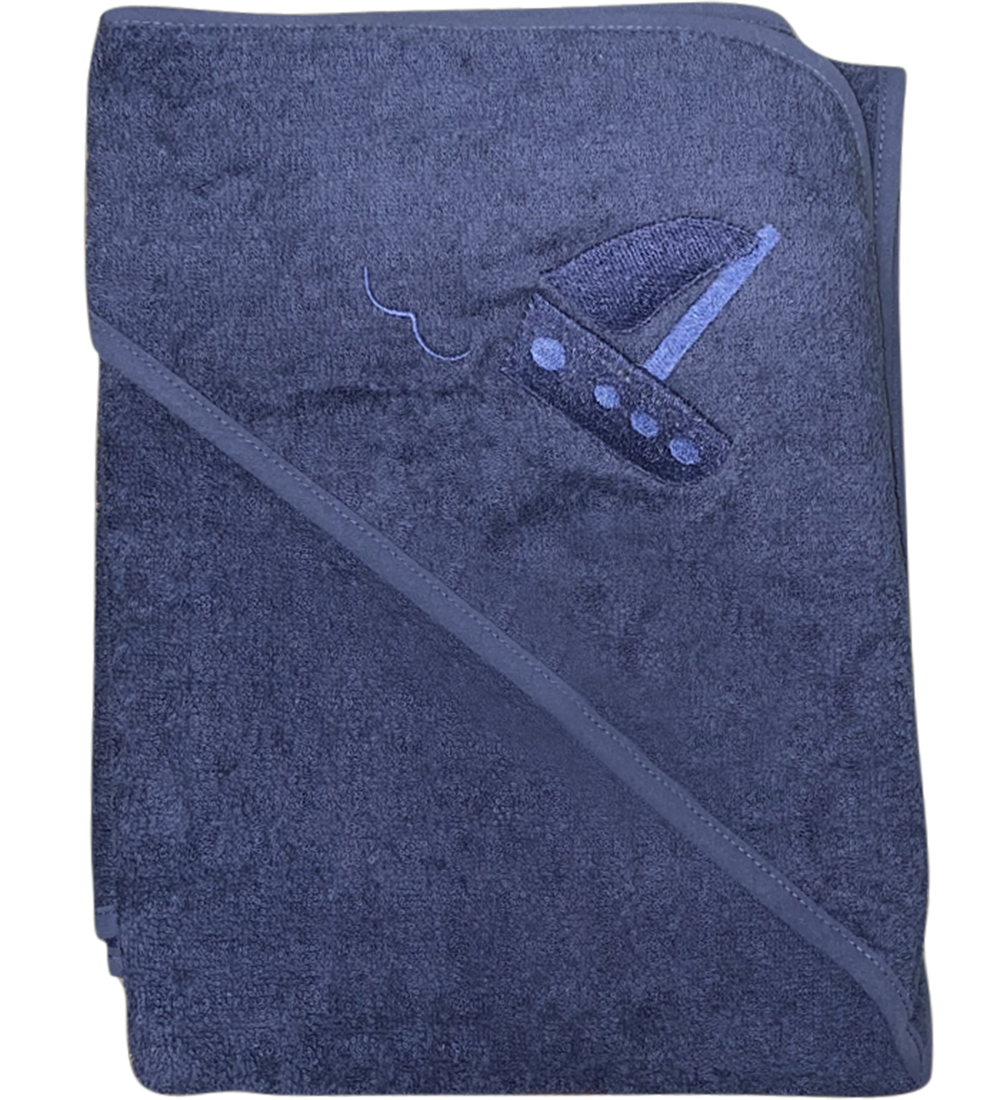 Nørgaard Madsens Handdoeken met Capuchons - 100x100 cm - Navy m.