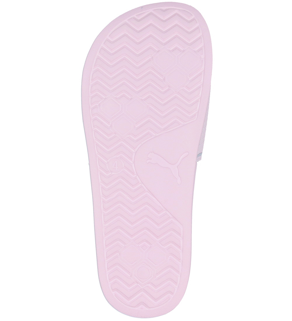 Puma Badslippers - Leadcat 2.0 Jr - Roze m. Zilver