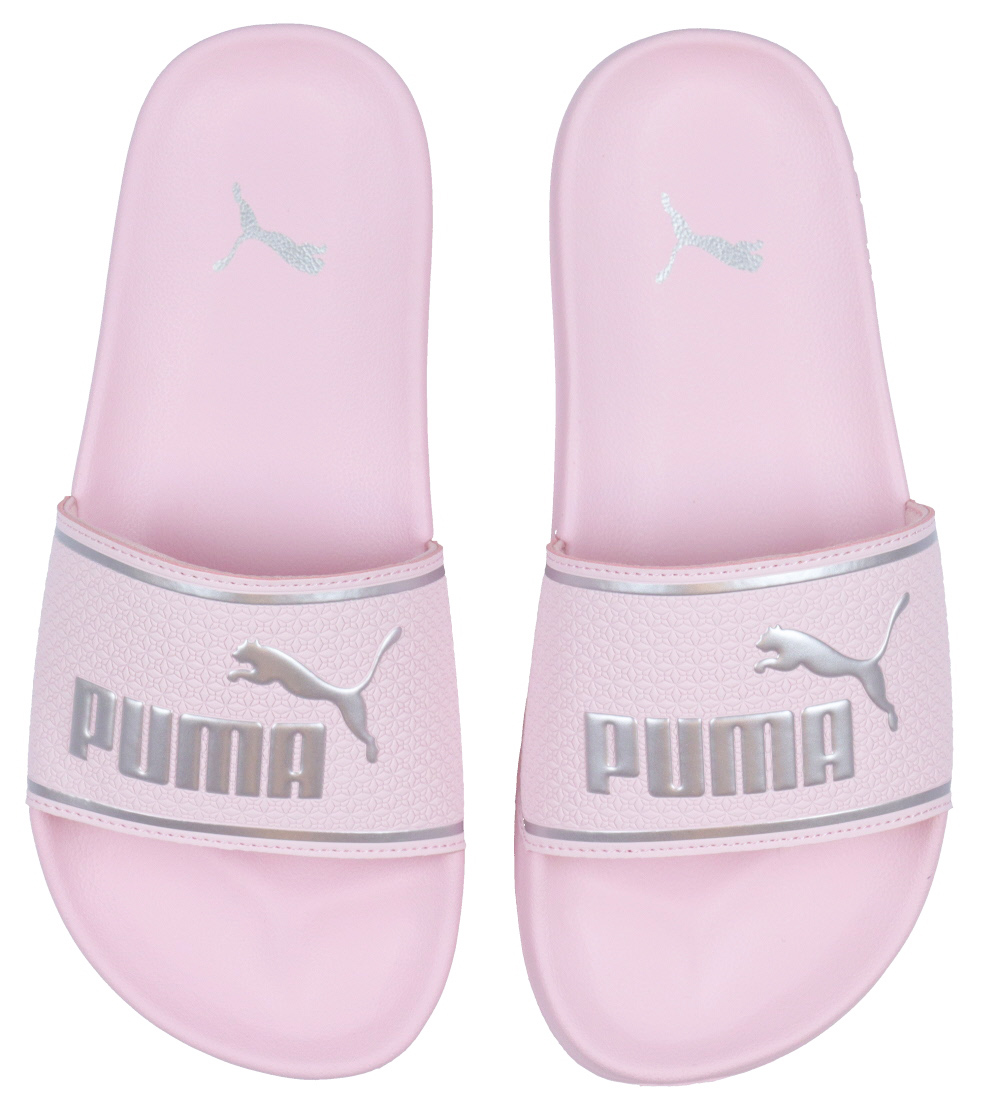 Puma Badslippers - Leadcat 2.0 Jr - Roze m. Zilver