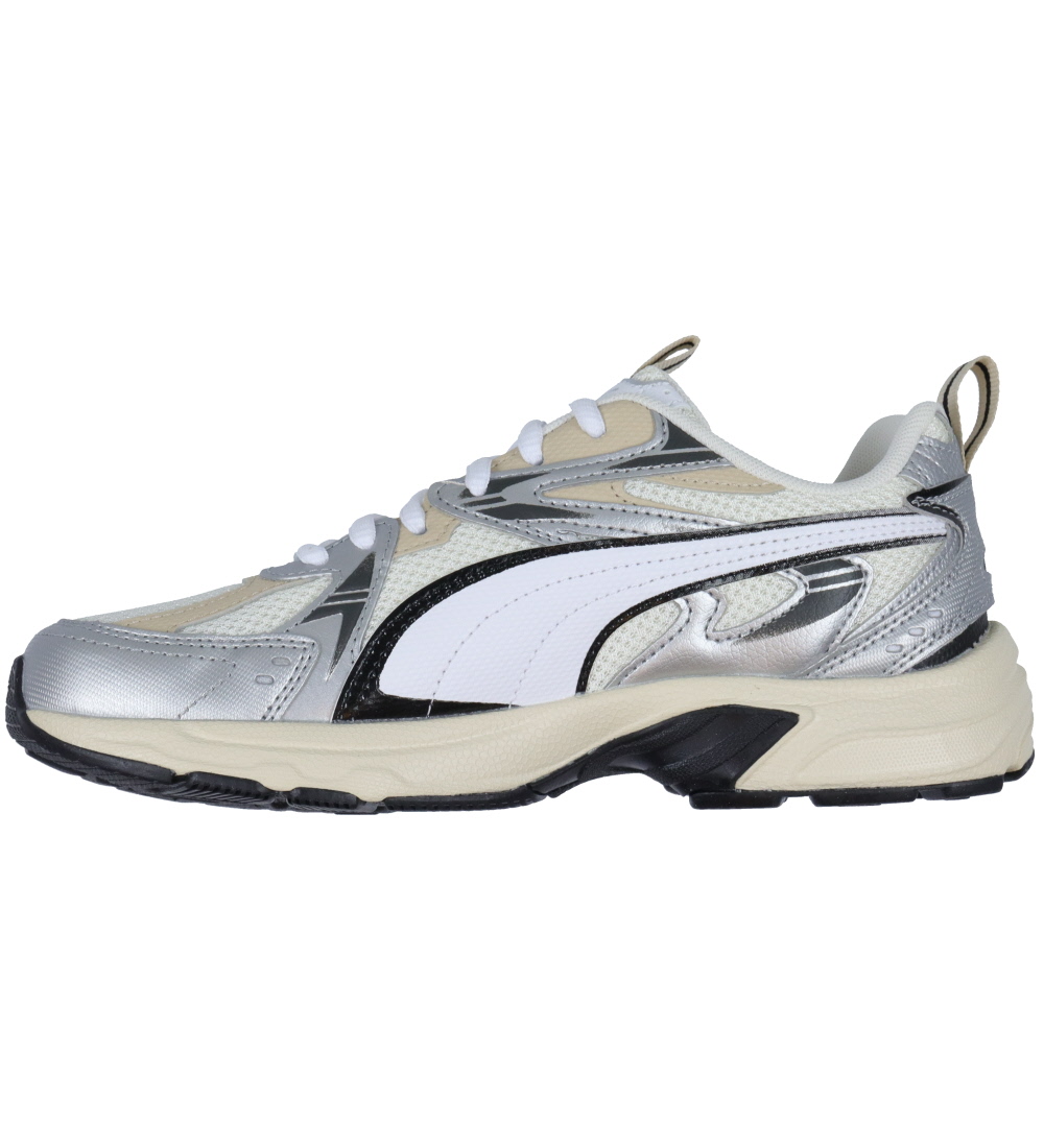 Puma Shoe - Milenio Tech - White w. Silver/Beige