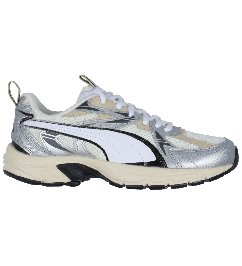 Puma Shoe - Milenio Tech - White w. Silver/Beige