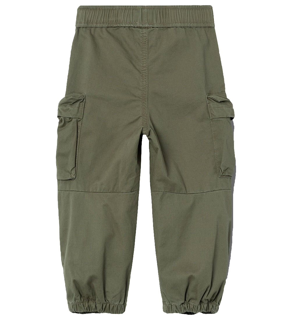 Name It Broek - NmmBen R Parachute - Noos - Dusty Olive