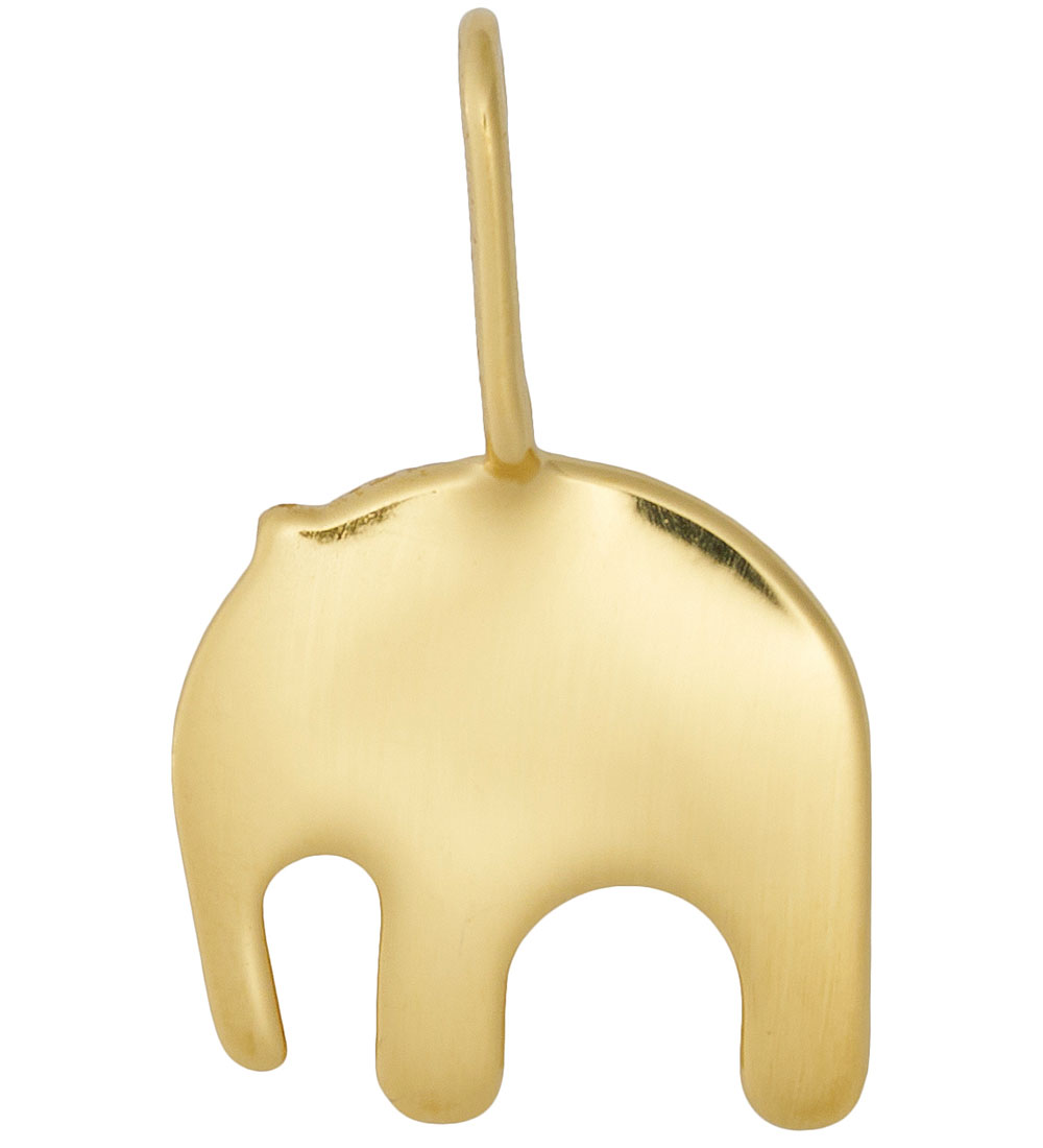 Design Letters Hanger tot Ketting - Olifant - 18K verguld