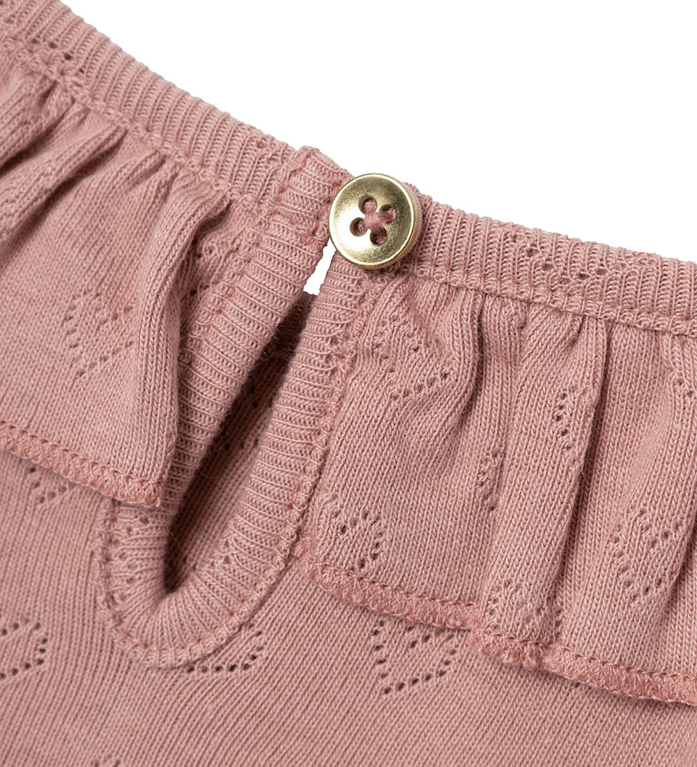 Name It Blouse - NmfTyane - Ash Rose w. Pointelle