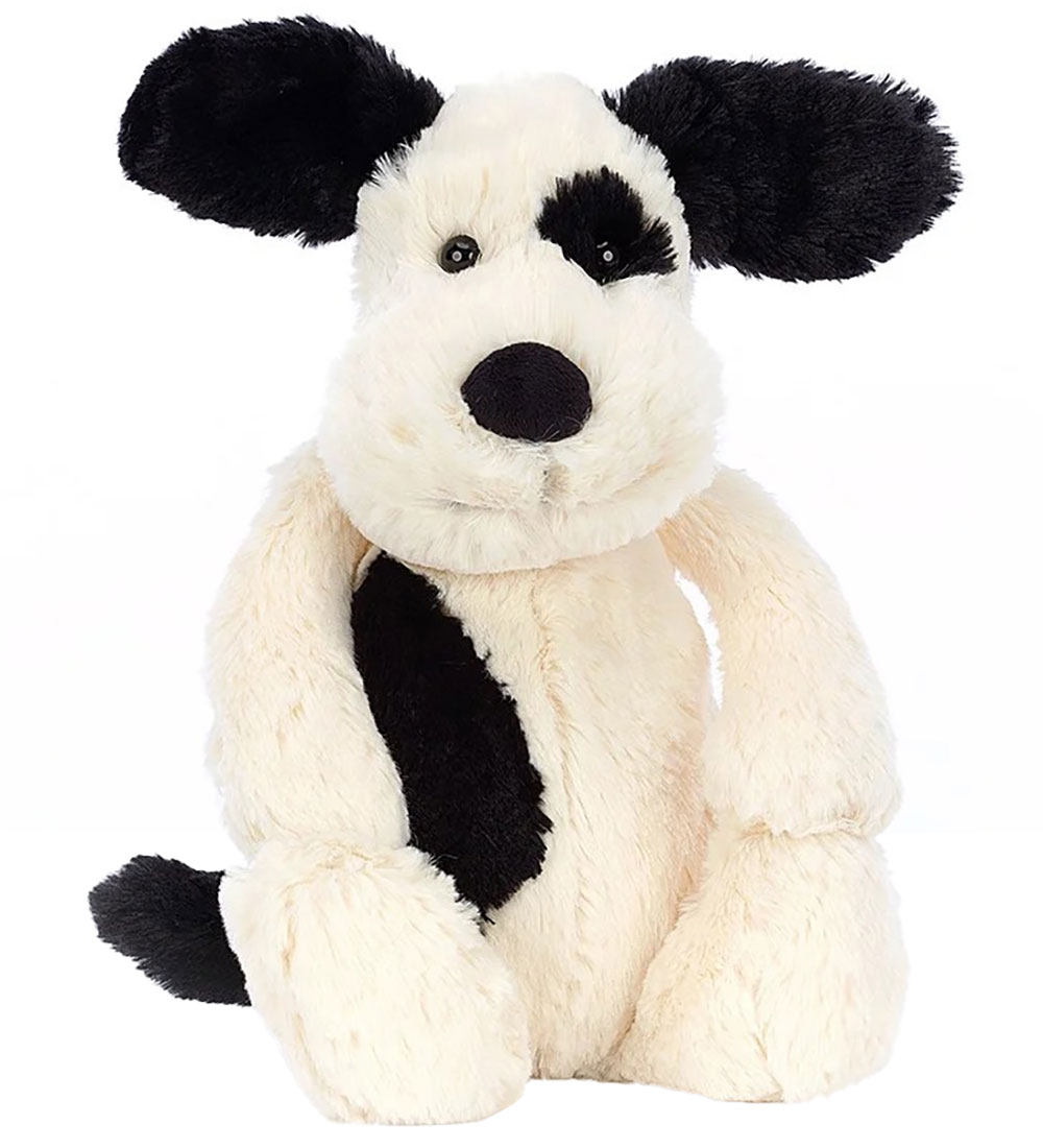 Jellycat Soft Toy - Giant - 108x46 cm - Bashful Black & Cream Pu