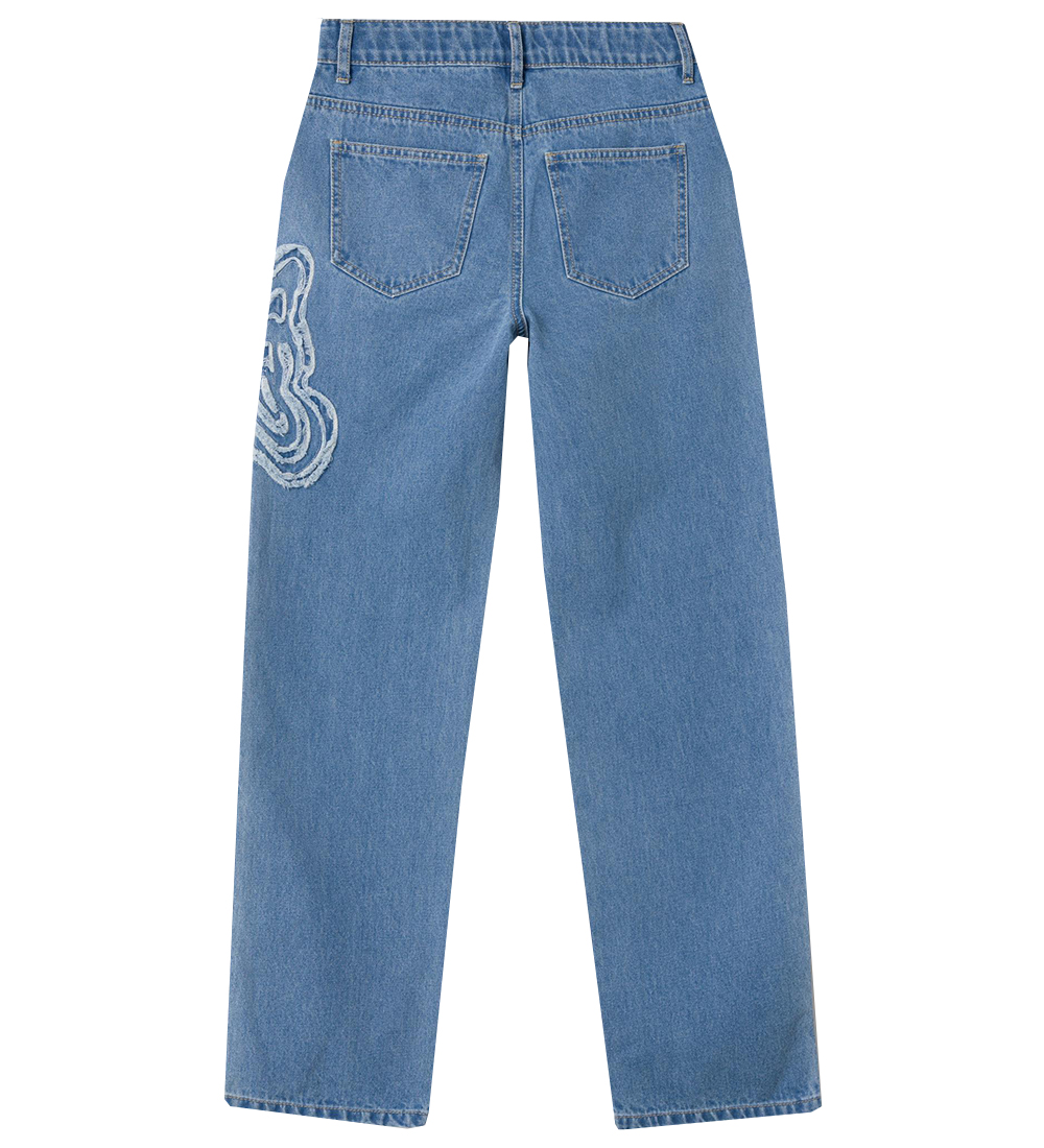 LMTD Jeans - NlfAppizza - Light Blue Denim/Bow Tie
