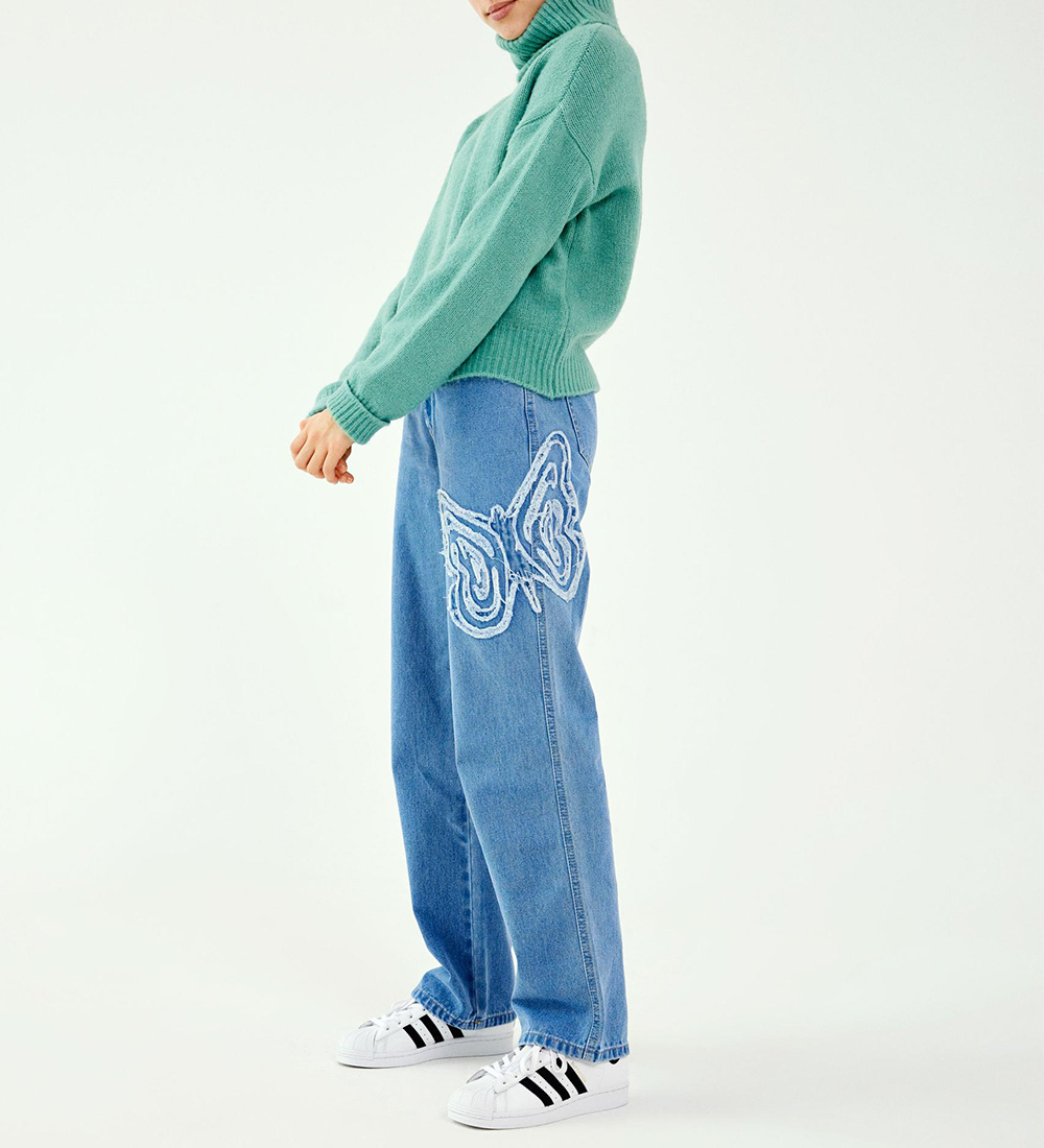 LMTD Jeans - NlfAppizza - Light Blue Denim/Bow Tie