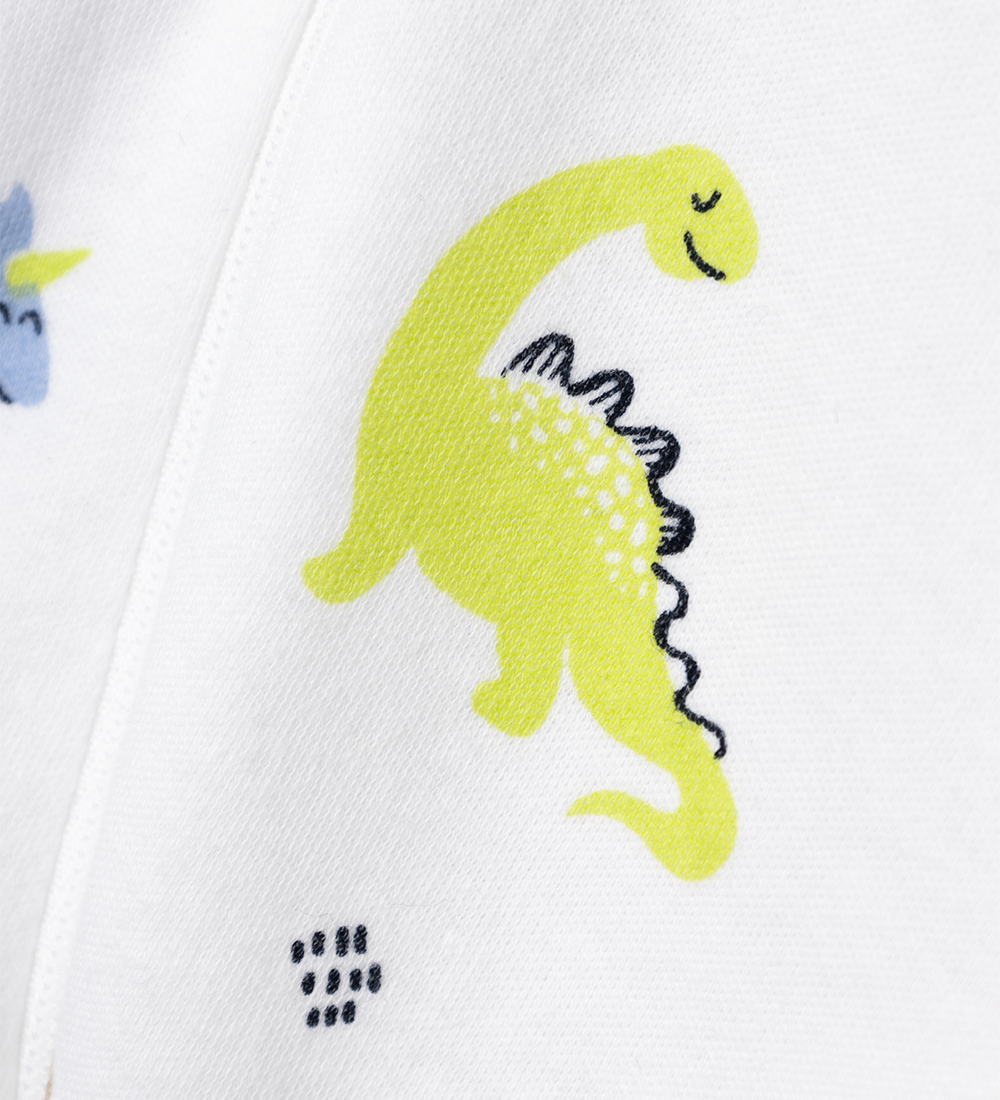 Name It Nightsuit - Noos - NbmNightsuit - Bright White/Dino