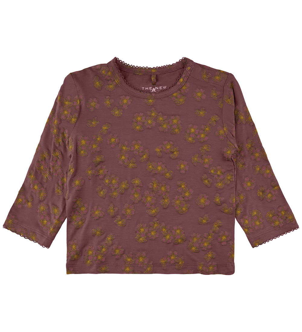 The New Siblings Blouse - TnsHalina - Rose Brown w. Glitter
