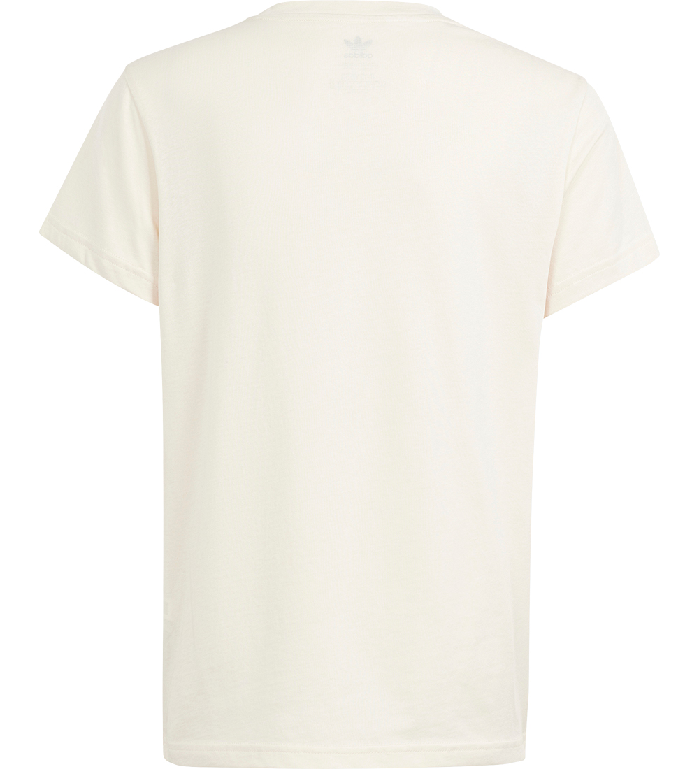 adidas Originals T-shirt - Trefoil Tee - Cream