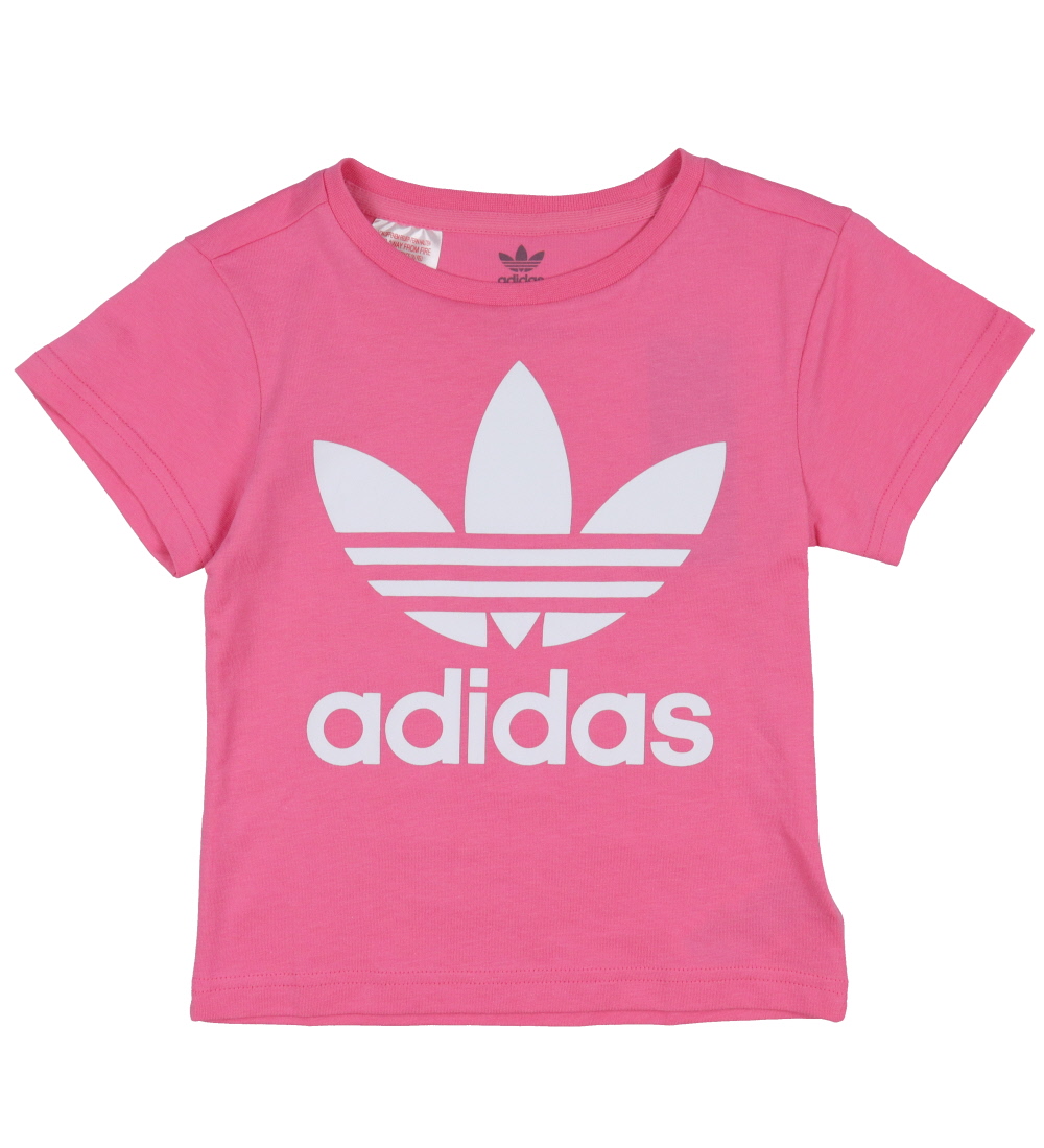 adidas Originals T-Shirt - Trefoil - Roze
