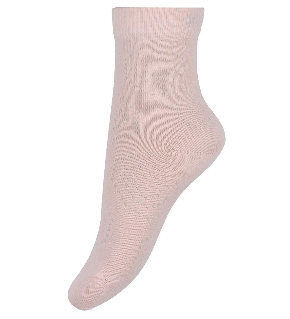 Smallstuff Socks - Soft Rose w. Pointelle