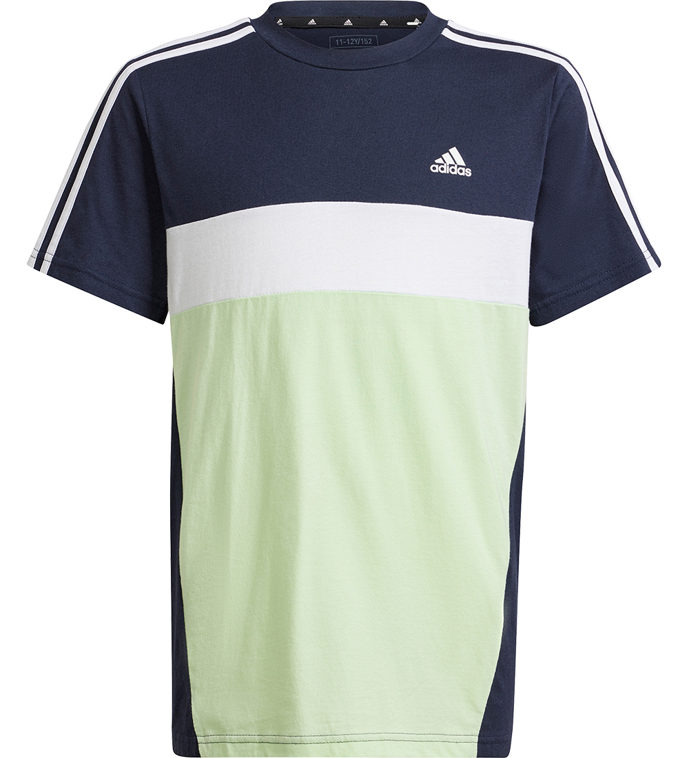 adidas Performance T-shirt - JS 3S Tib T - Navy/Green