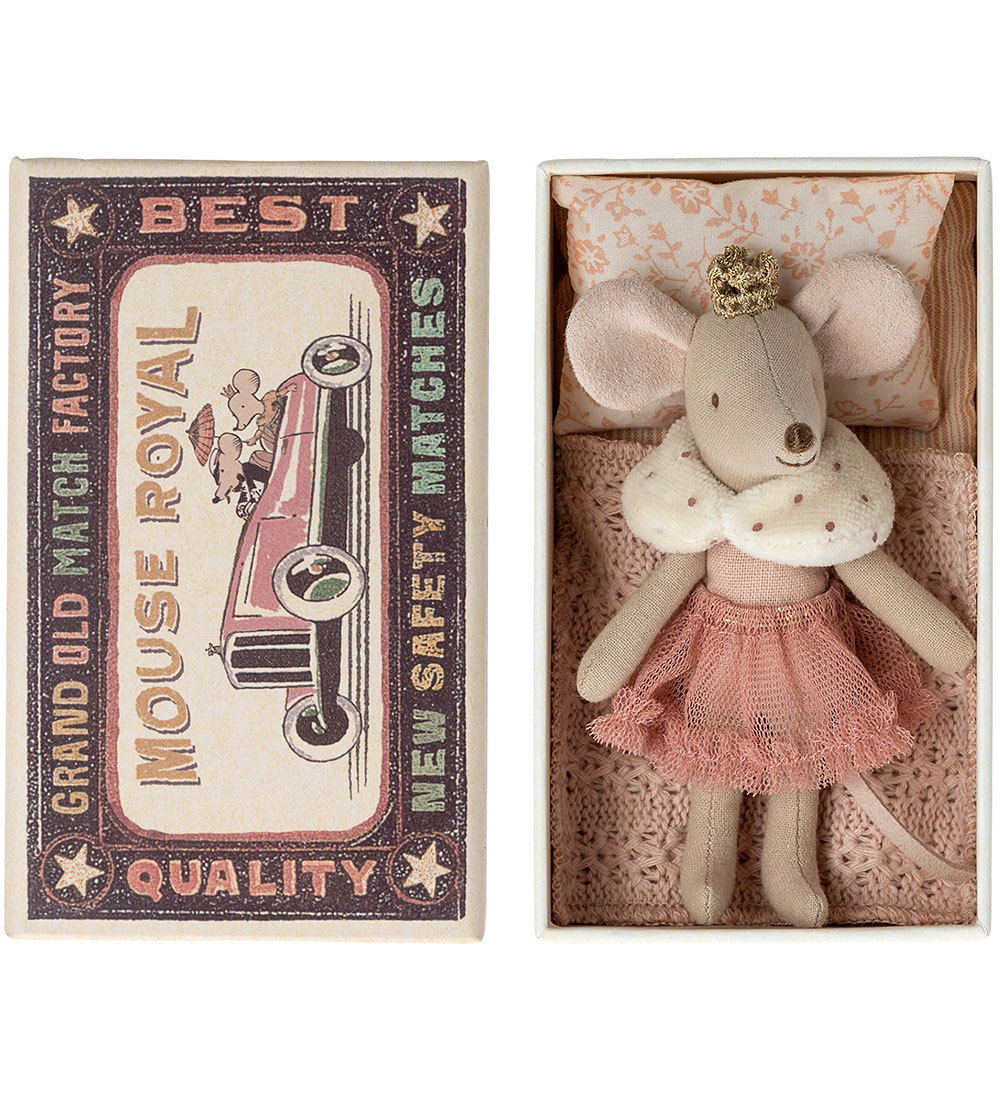 Maileg Mouse - Princess Little Sister I Matchbox