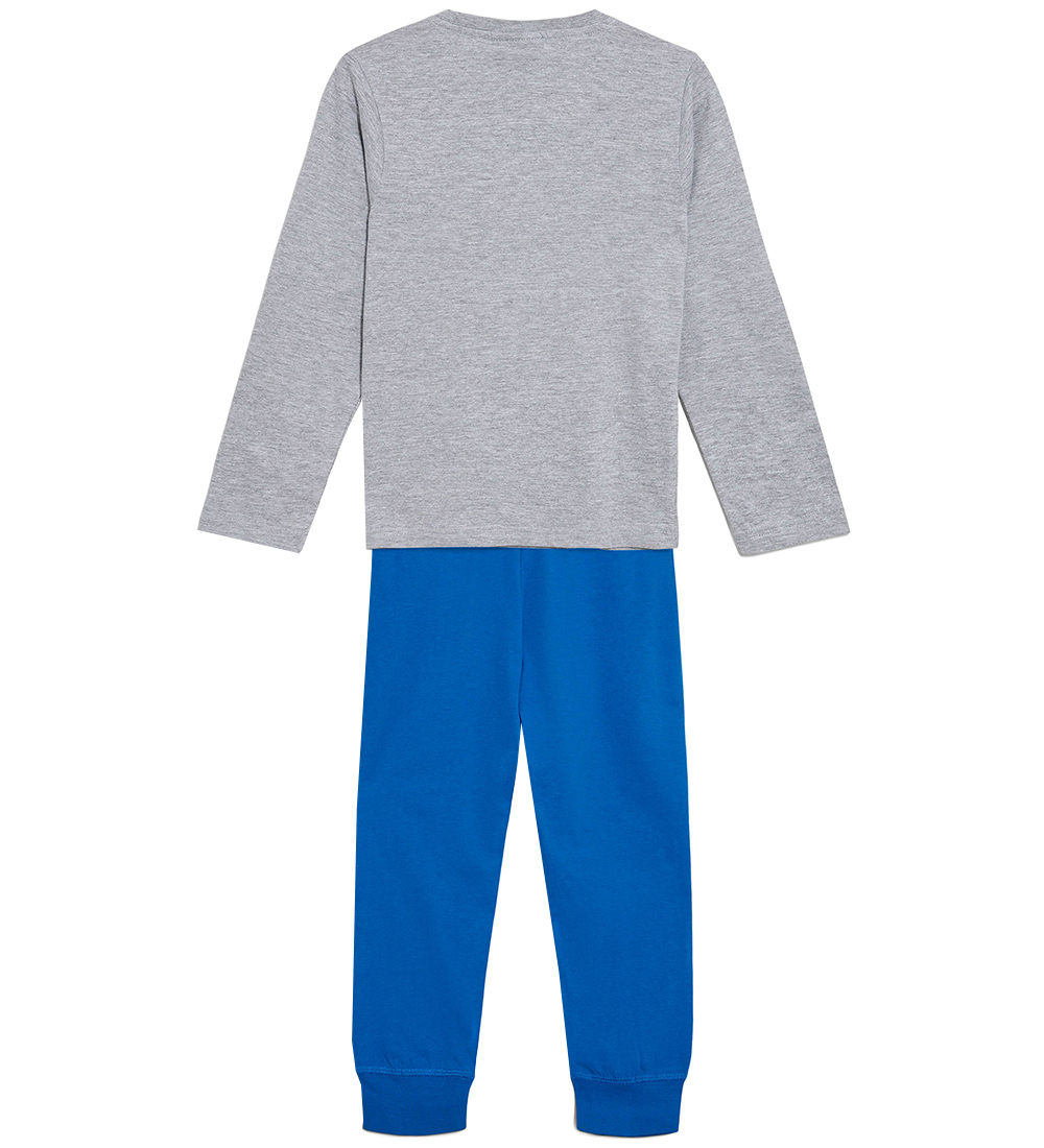 LEGO® Ninjago Pyjama Set - LWAris - Grey Melange/Blue w. Print