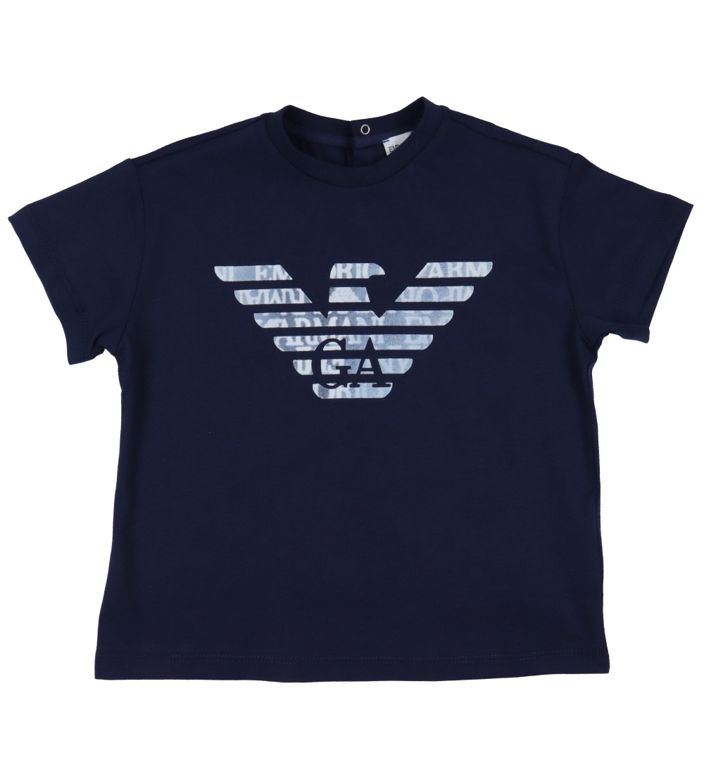 Emporio Armani T-shirt - Navy w. Logo