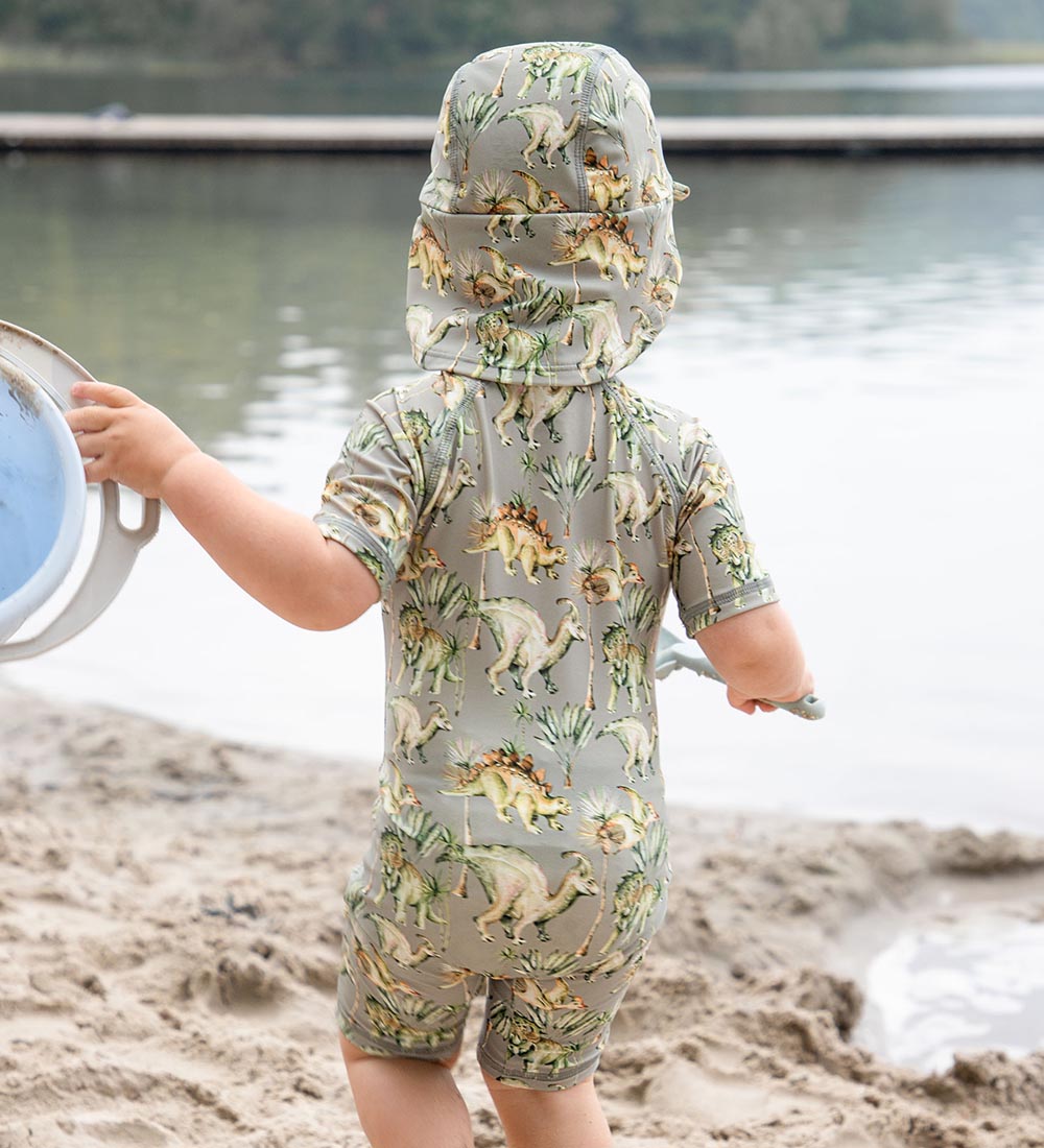 Hust and Claire Coverall Swimsuit - Makki - UV50+ - Seagrass w.