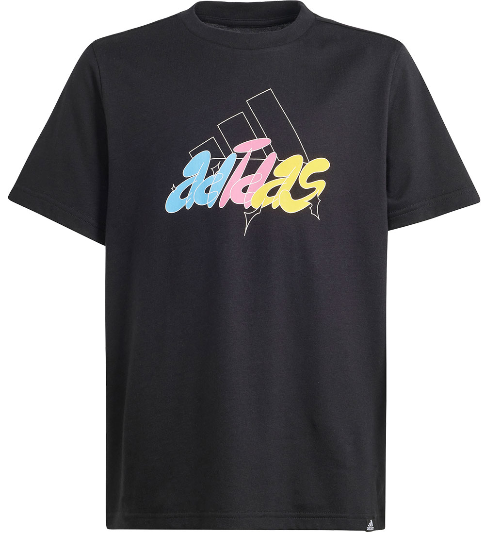 adidas Performance T-Shirt - GFX geïllustreerd - Zwart