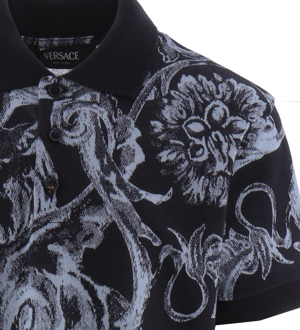 Polo Versace - Marine/Bleu Clair