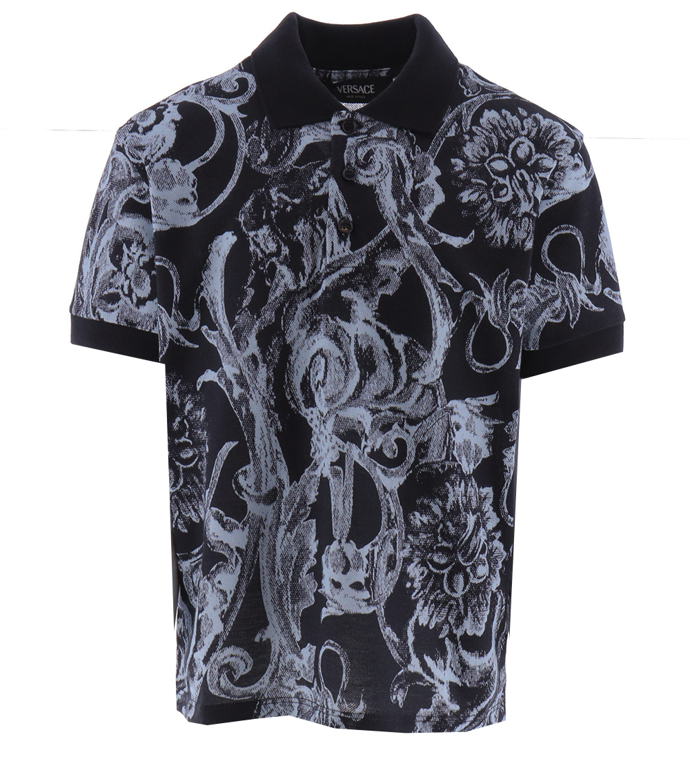 Polo Versace - Marine/Bleu Clair